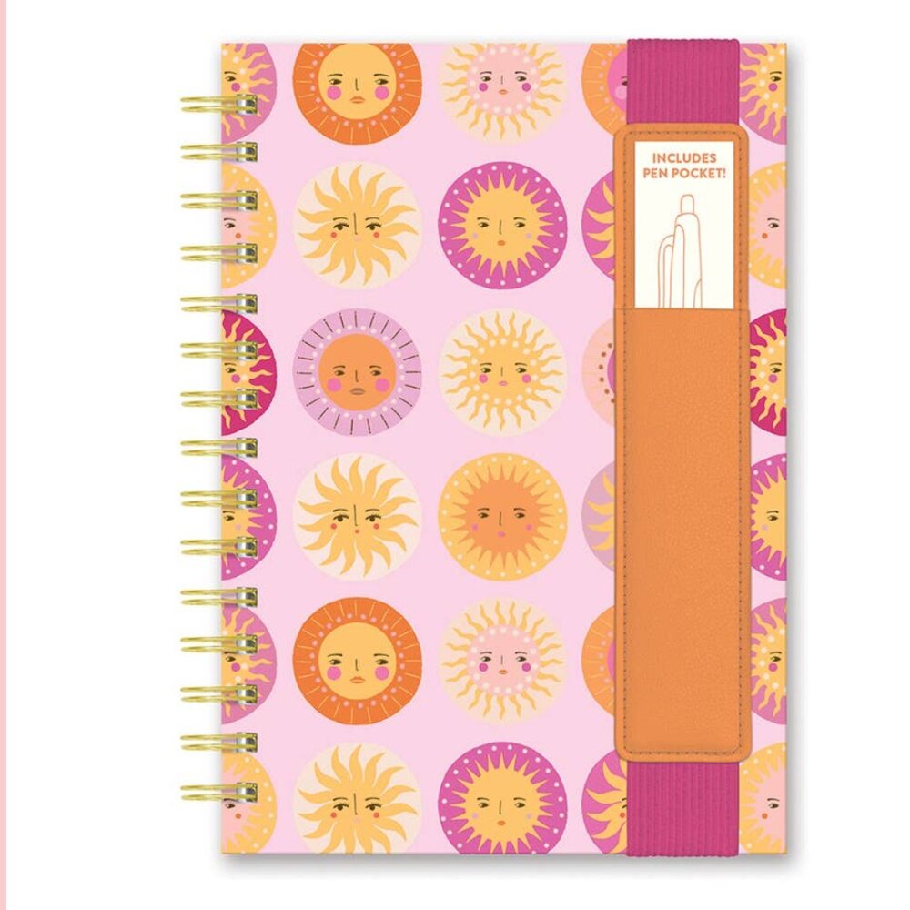 Studio Oh On the Sunny Side Oliver Notebook with Pen Pocket